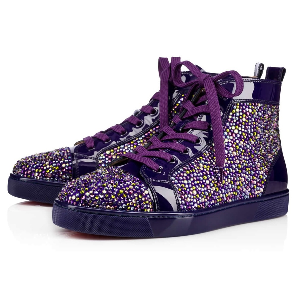 LOUIS STRASS MEN'S FLAT VERSION PURPLE POP STRASS